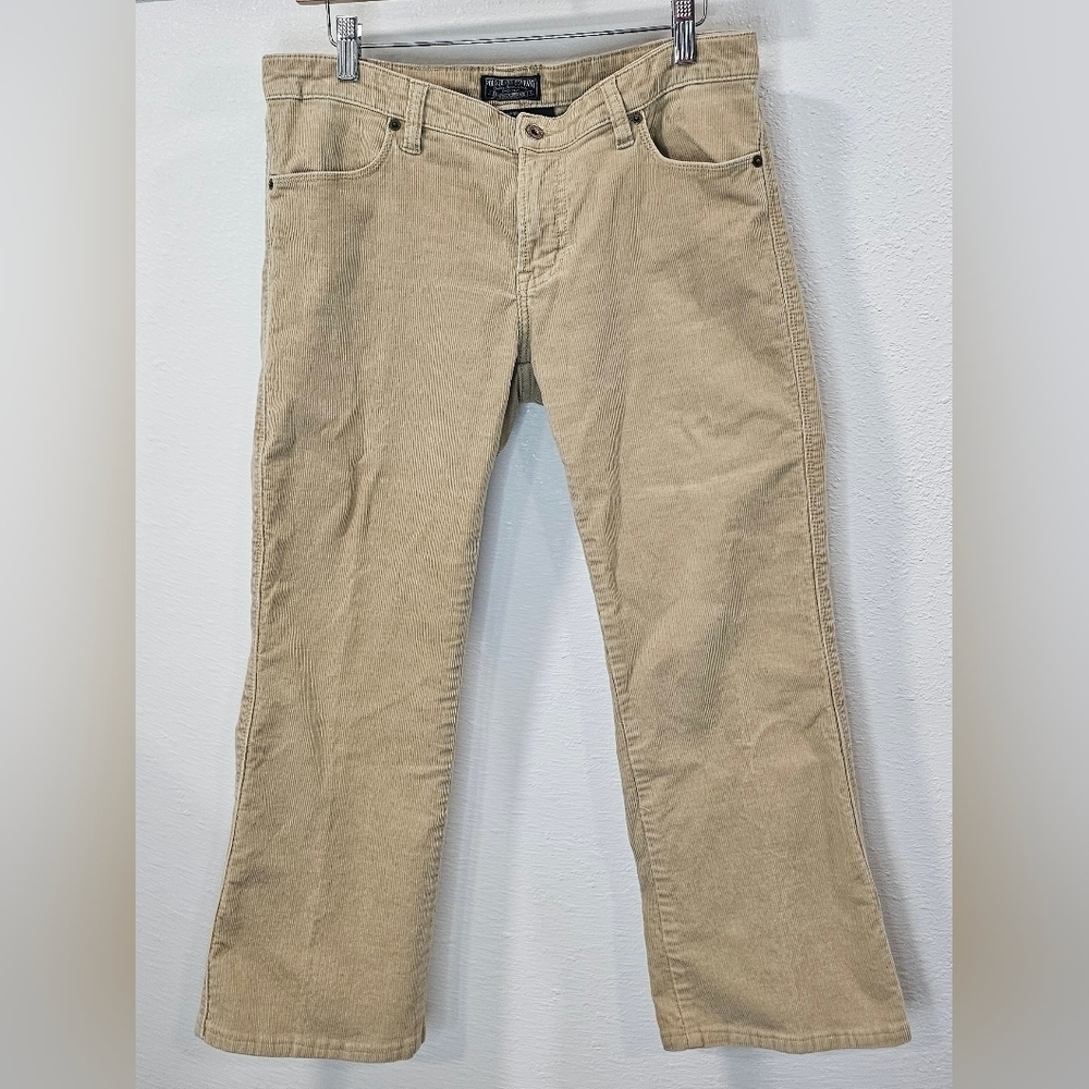 Polo Jeans Co. Ralph Lauren Womens Size 10 X 30 Beige Tan Corduroy Pants